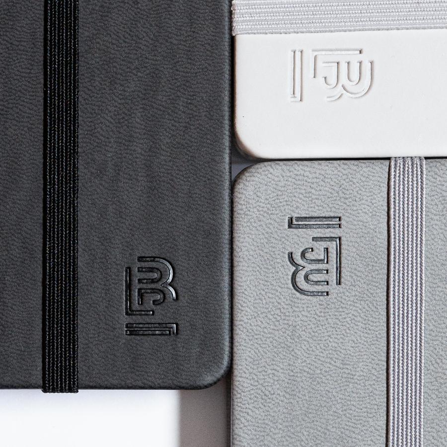 Blackwing Large Slate Notebook - Black Cover - Ruled