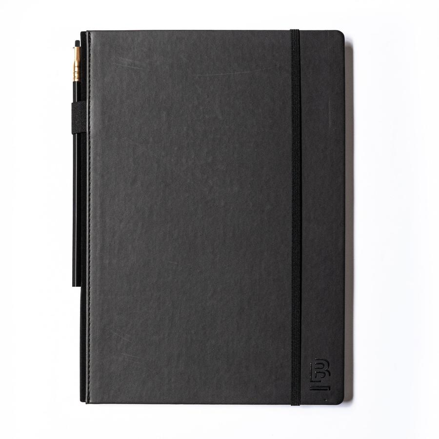 Blackwing Large Slate Notebook - Black Cover - Ruled