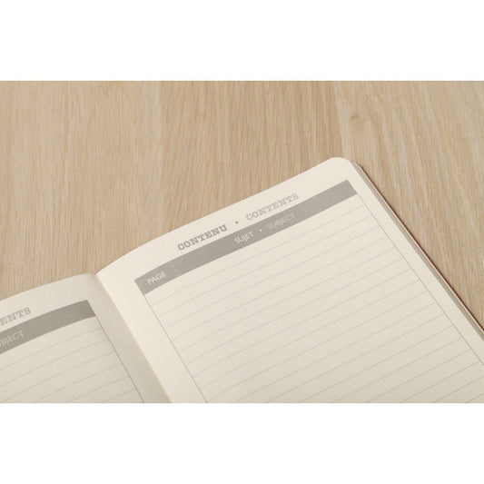 Clairefontaine "My Essential" Bound Paginated Notebook - 96 Dots Sheets - 6 x 8 1/4 - Black